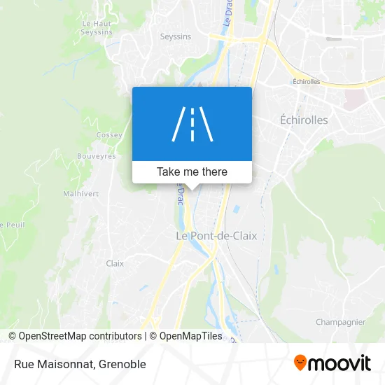 Rue Maisonnat map