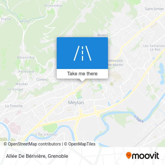Allée De Bérivière map