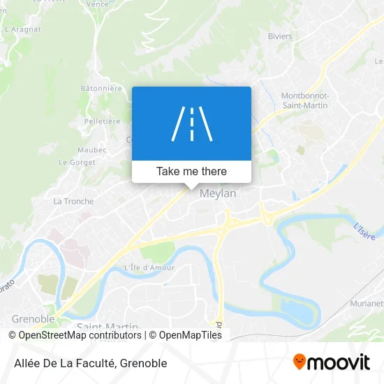 Allée De La Faculté map