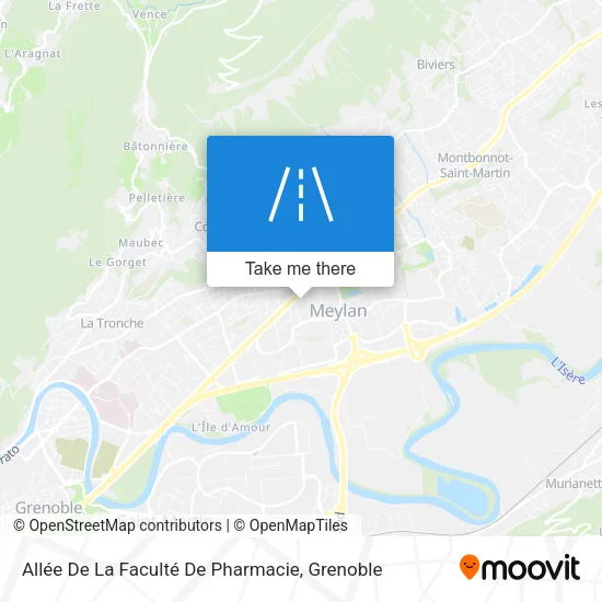 Allée De La Faculté De Pharmacie map
