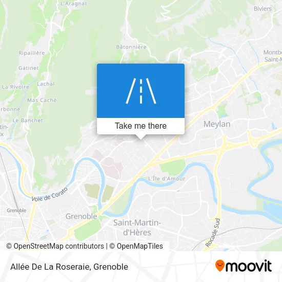 Allée De La Roseraie map