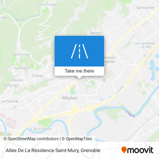 Allée De La Résidence Saint-Mury map