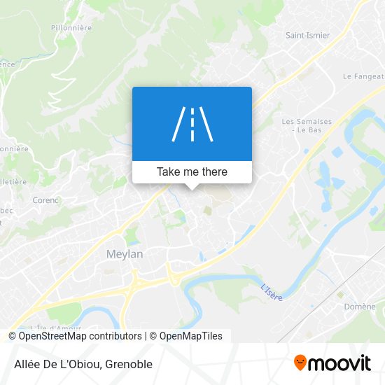 Allée De L'Obiou map