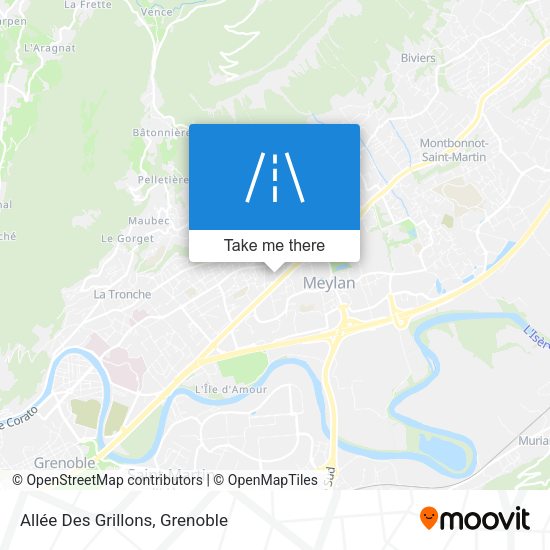 Allée Des Grillons map
