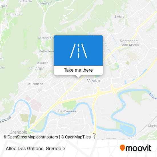 Allée Des Grillons map
