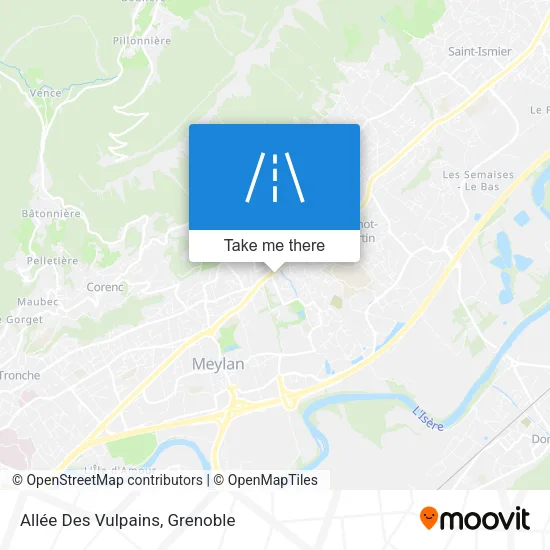 Allée Des Vulpains map