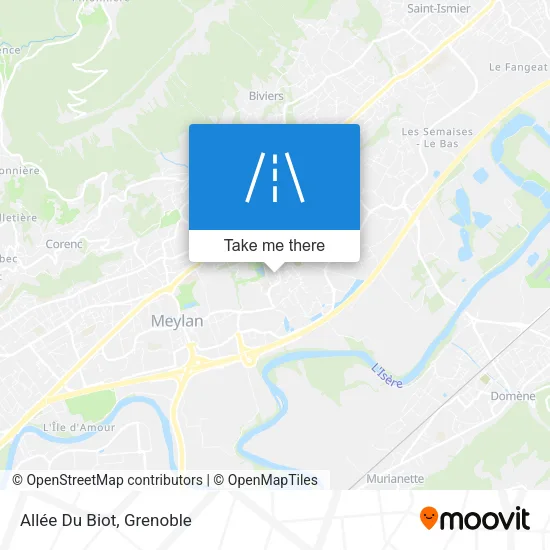 Allée Du Biot map