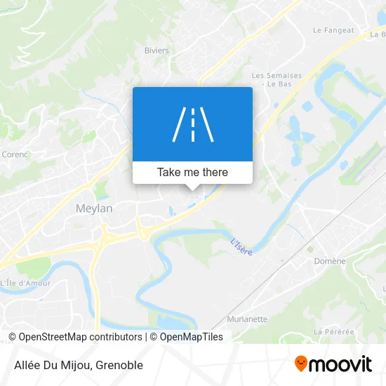 Allée Du Mijou map
