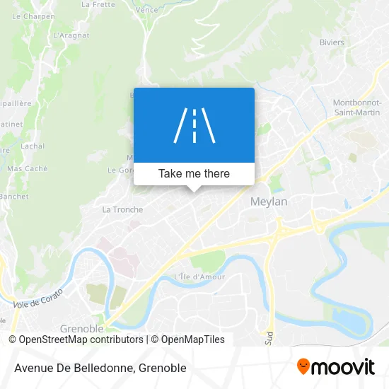 Avenue De Belledonne map