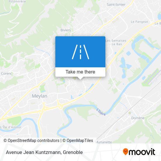 Avenue Jean Kuntzmann map