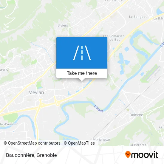 Baudonnière map