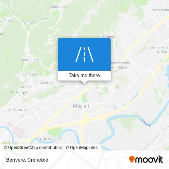 Bérivère map