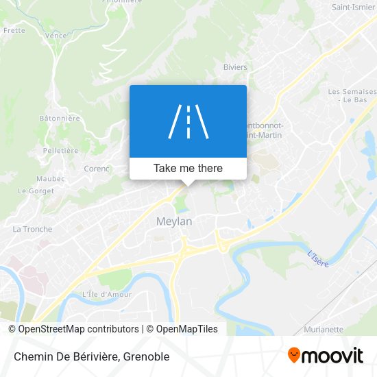 Chemin De Bérivière map