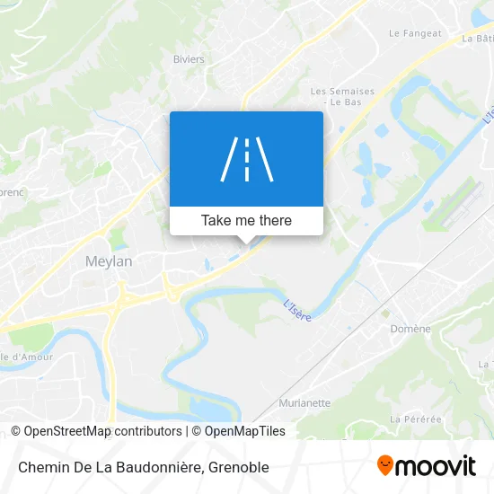 Chemin De La Baudonnière map