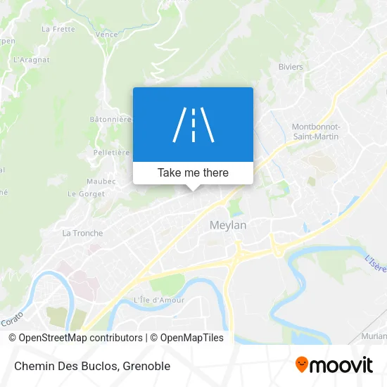 Chemin Des Buclos map
