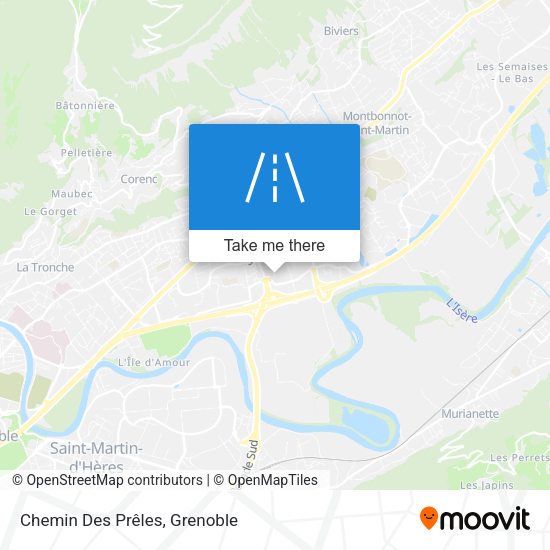 Chemin Des Prêles map