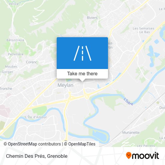 Chemin Des Prés map