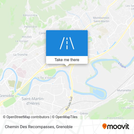Chemin Des Recompasses map