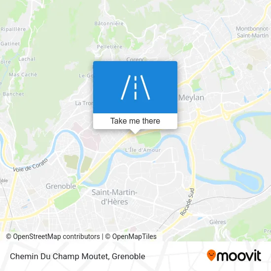Chemin Du Champ Moutet map