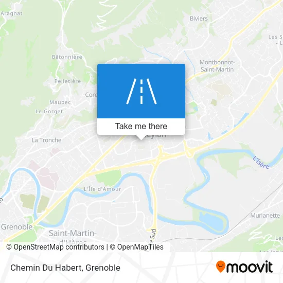 Chemin Du Habert map