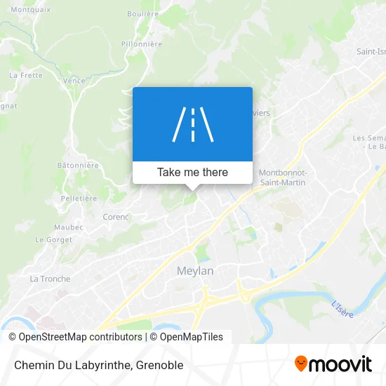 Chemin Du Labyrinthe map
