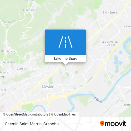 Chemin Saint-Martin map