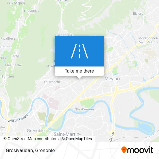 Grésivaudan map