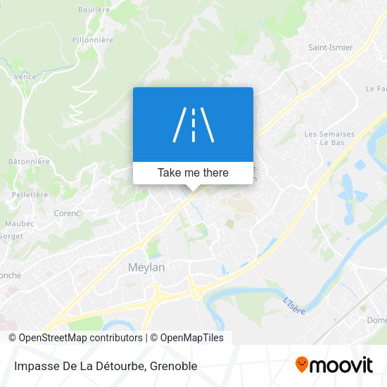Impasse De La Détourbe map