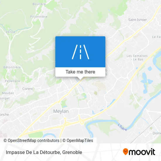 Impasse De La Détourbe map
