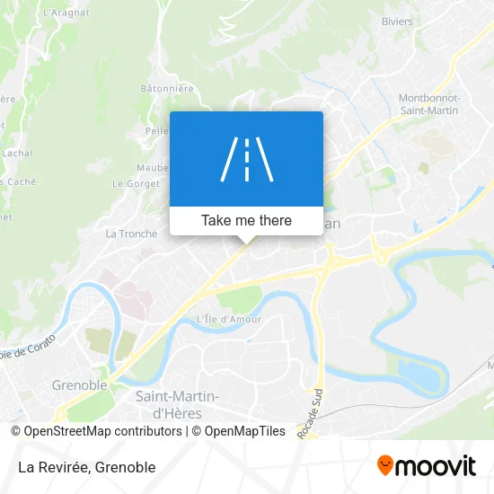 La Revirée map