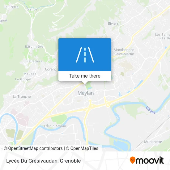 Lycée Du Grésivaudan map