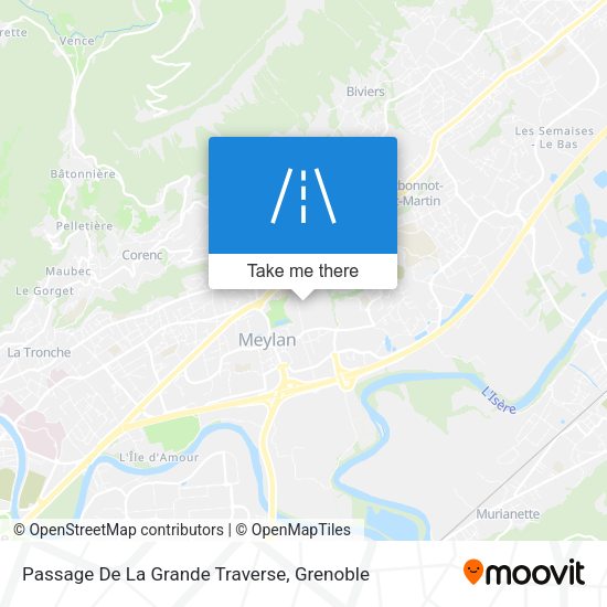 Passage De La Grande Traverse map