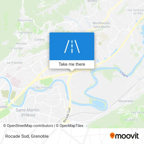 Rocade Sud map