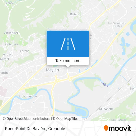 Rond-Point De Bavière map