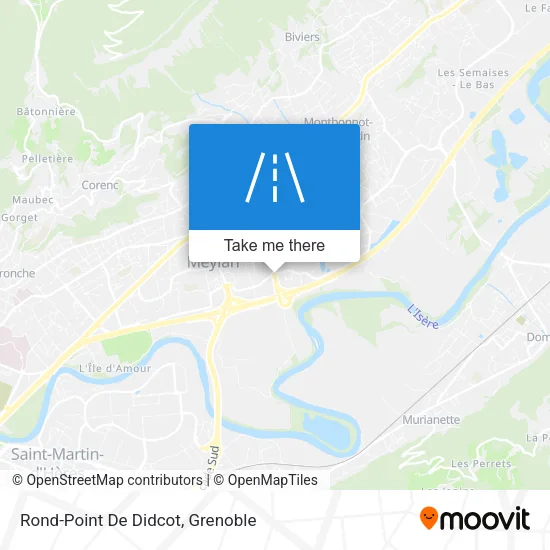Rond-Point De Didcot map