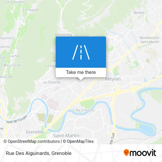 Rue Des Aiguinards map