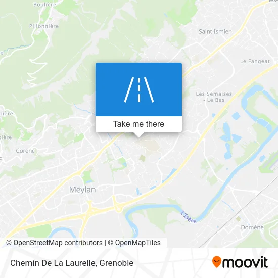 Chemin De La Laurelle map