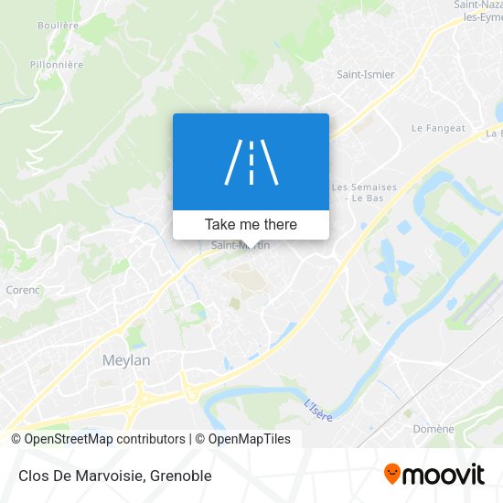 Clos De Marvoisie map