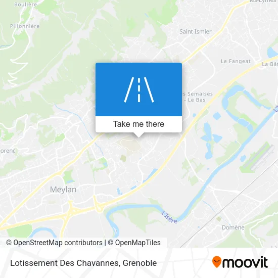 Lotissement Des Chavannes map