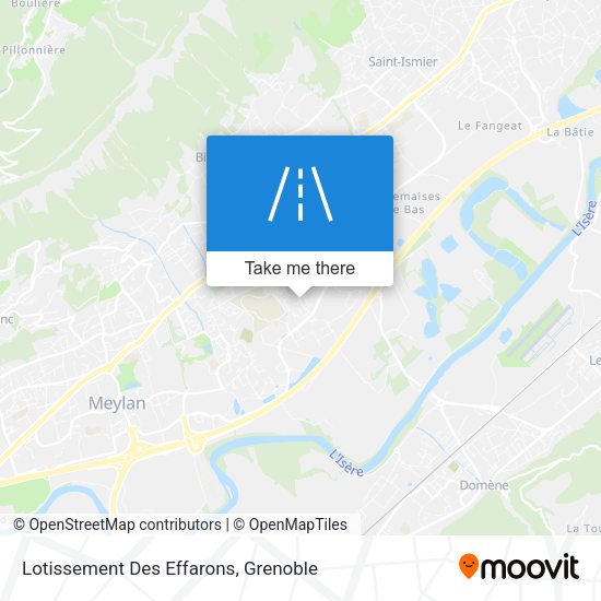 Lotissement Des Effarons map