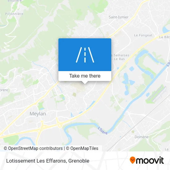 Lotissement Les Effarons map