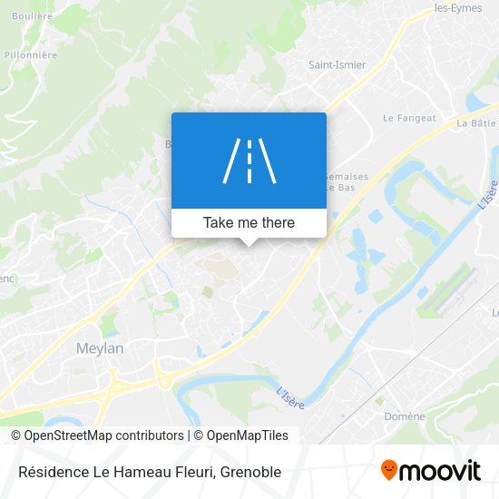 Résidence Le Hameau Fleuri map