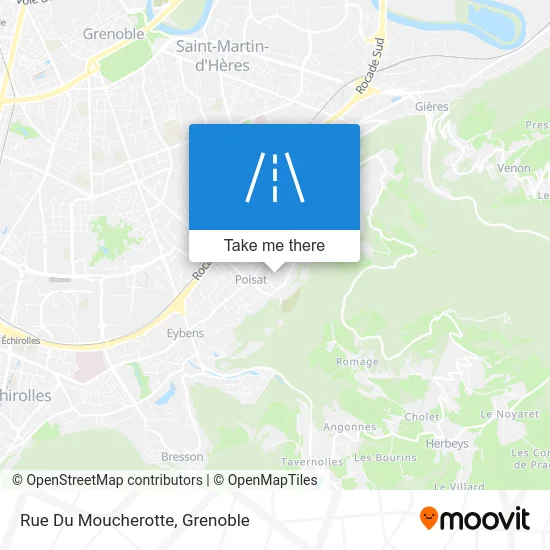 Rue Du Moucherotte map
