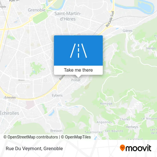 Rue Du Veymont map