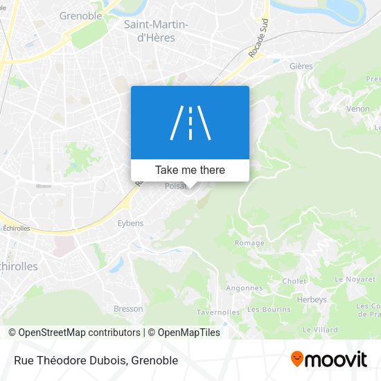 Rue Théodore Dubois map
