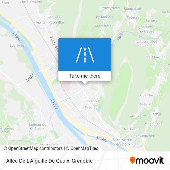 Allée De L'Aiguille De Quaix map