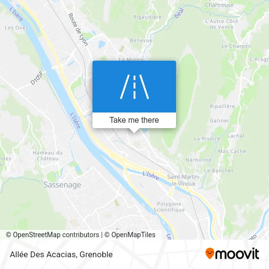 Allée Des Acacias map