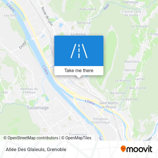 Allée Des Glaïeuls map
