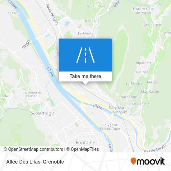 Allée Des Lilas map