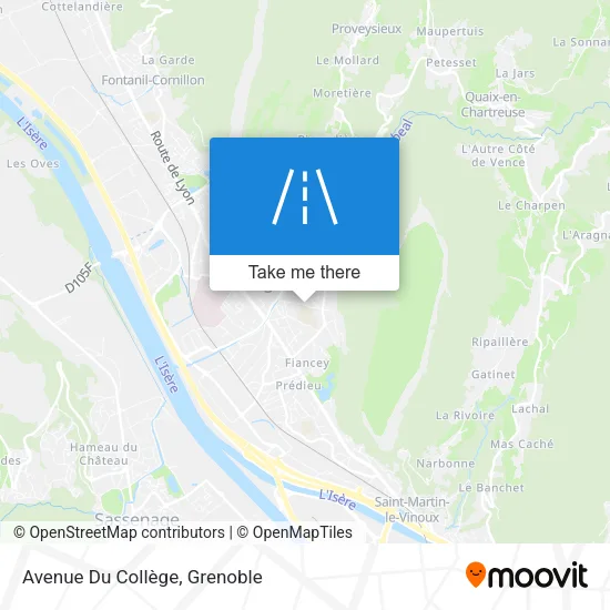 Avenue Du Collège map